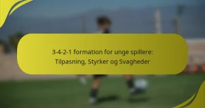 3-4-2-1 formation for unge spillere: Tilpasning, Styrker og Svagheder