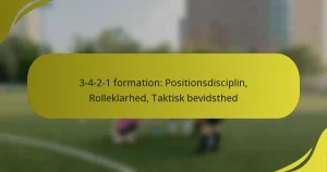3-4-2-1 formation: Positionsdisciplin, Rolleklarhed, Taktisk bevidsthed
