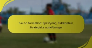 3-4-2-1 formation: Spilstyring, Tidskontrol, Strategiske udskiftninger